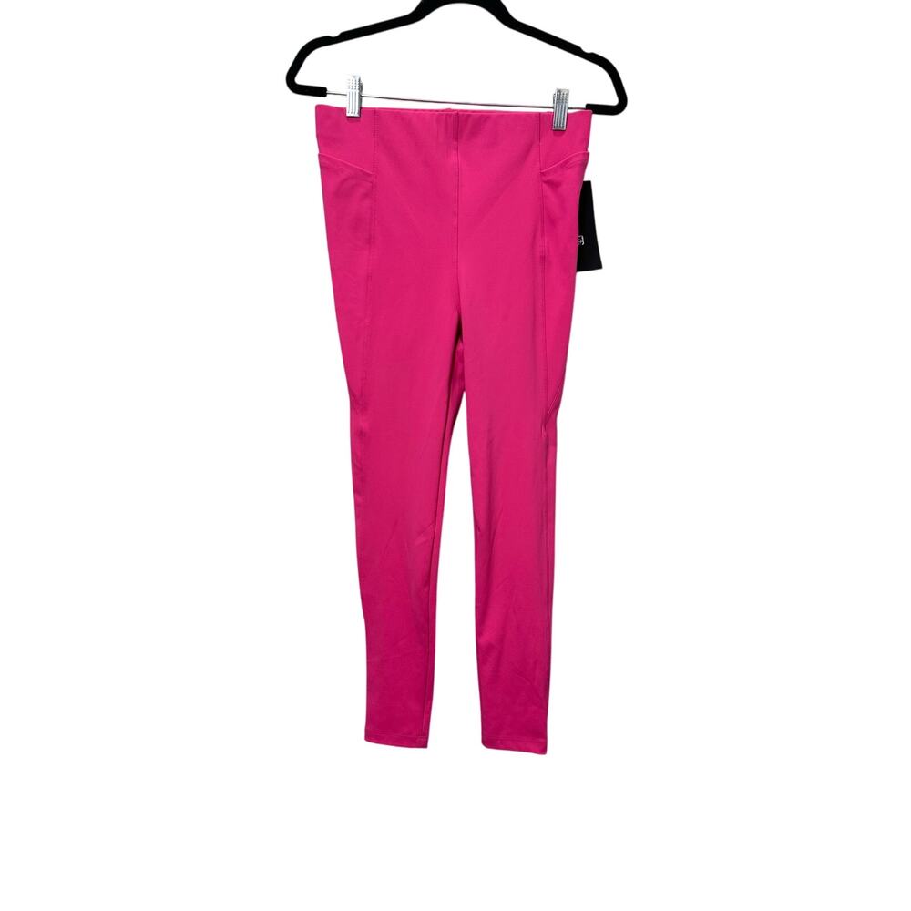 Five The Label NWT Dance Wear Hot Pink Side Pocket Full Length Leggings size L